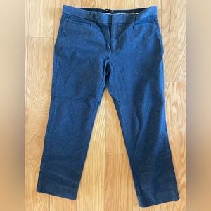 Banana Republic cropped trouser (blue)